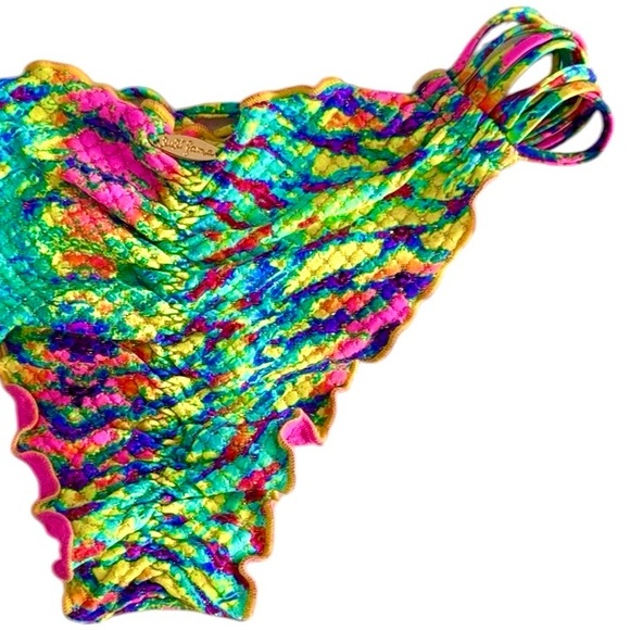 Luli Fama Oasis Babe Strappy Ruched Back Bottom - Picture 12 of 15